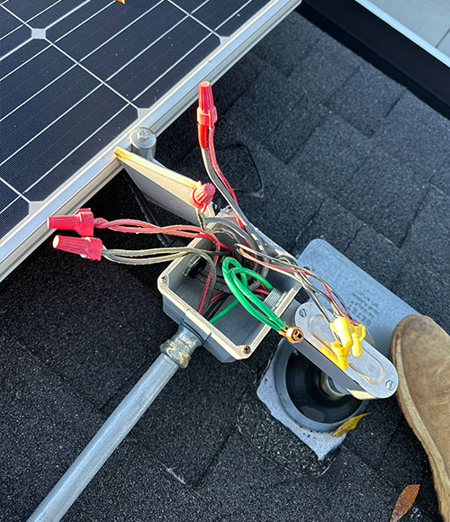 solar panel installation